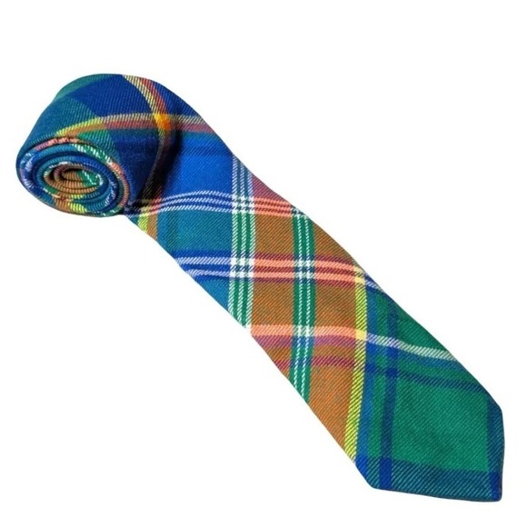 ralph lauren tartan tie